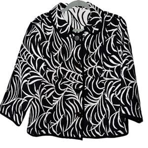 TRIMDIN Reversible Black & White Blazer